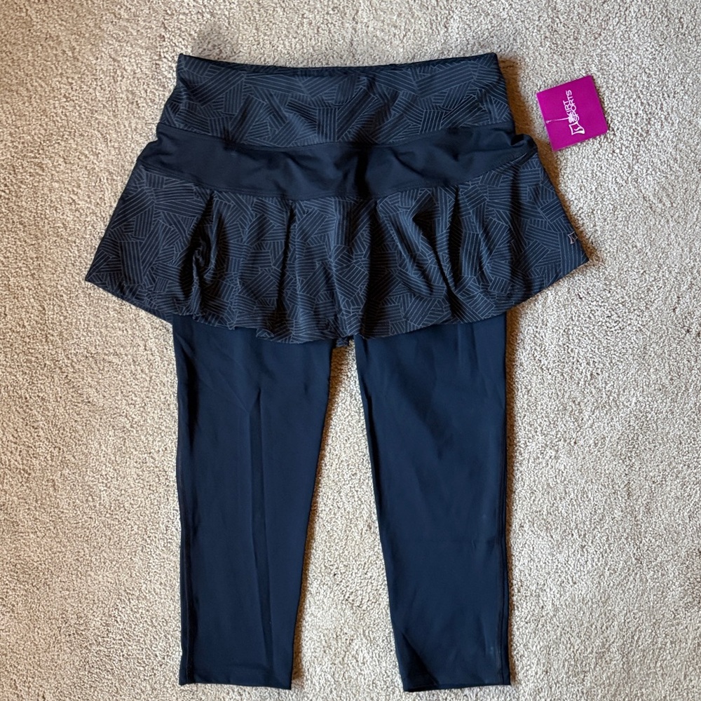 Skirt Sports Lioness Capri Skirt - black reflective - Medium NWT